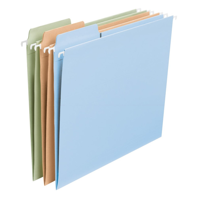SMEAD MFG CO 64054 Smead FasTab Hanging File Folders, Letter Size, Assorted Colors, Pack Of 18