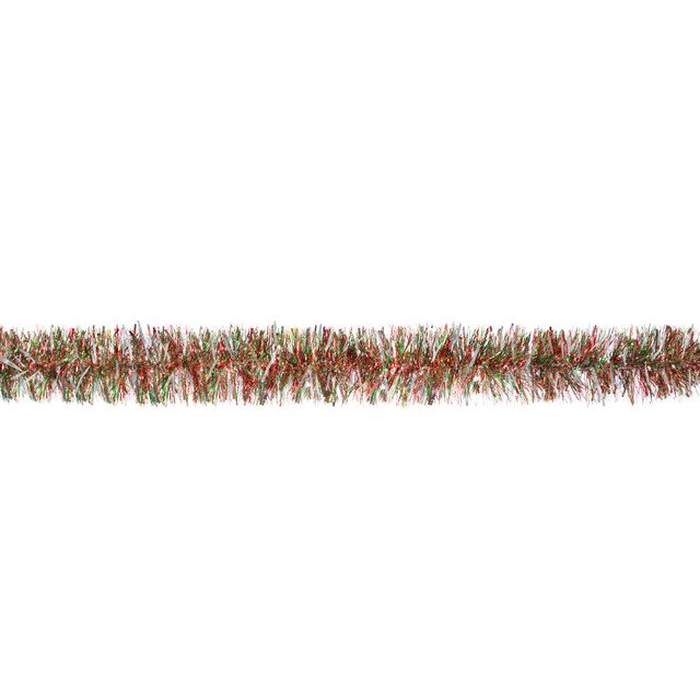 AMSCAN 220464  Christmas Tinsel Boa Garlands, 9ft, Red/Green/Silver, Pack Of 2 Garlands