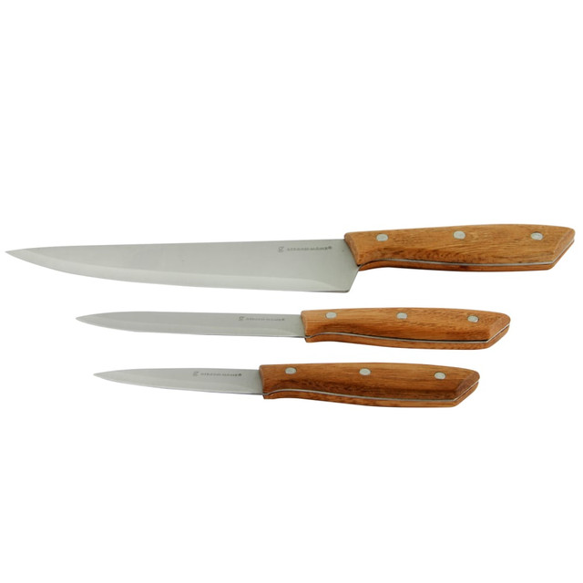 GIBSON OVERSEAS INC. 995101171M Gibson Home Seward 3-Piece Stainless-Steel Cutlery Set GIBSON OVERSEAS INC. 995101171M Gibson Home Seward 3-Piece Stainless-Steel Cutlery Set