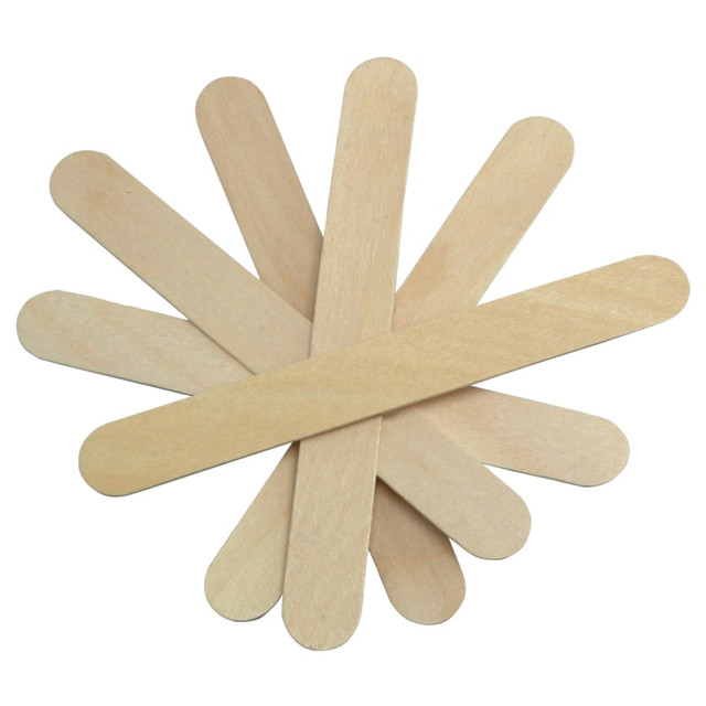 MEDLINE MDS202073Z  Sterile Tongue Depressors, 5 1/2in, Beige, Box Of 100