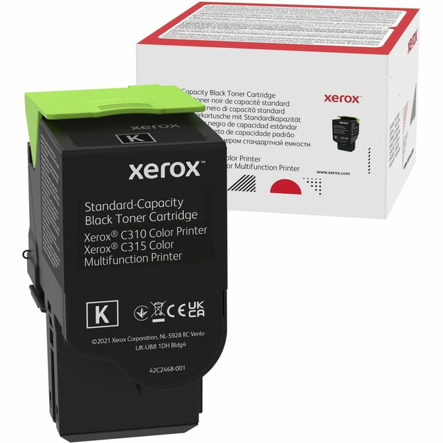 XEROX CORPORATION 006R04356 Xerox Genuine Xerox C310 Color Printer&euro;/&euro;C315 Color Multifunction Printer Black Standard capacity Toner Cartridge (3000 Pages) - 006R04356 - 3000 Pages