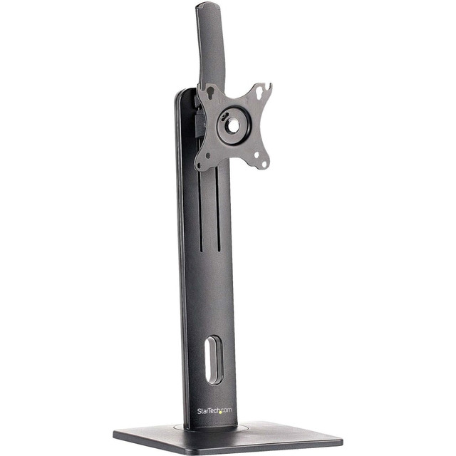 STARTECH.COM FPPNEUSTND  Free Standing Single Monitor Mount, Height Adjustable Ergonomic Monitor Desk Stand, For VESA Mount Displays up to 32in (15lb)