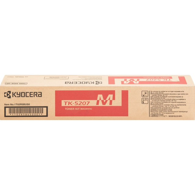 KYOCERA TK5207M  TK-5207M Original Laser Toner Cartridge - Magenta - 1 Each - 12000 Pages