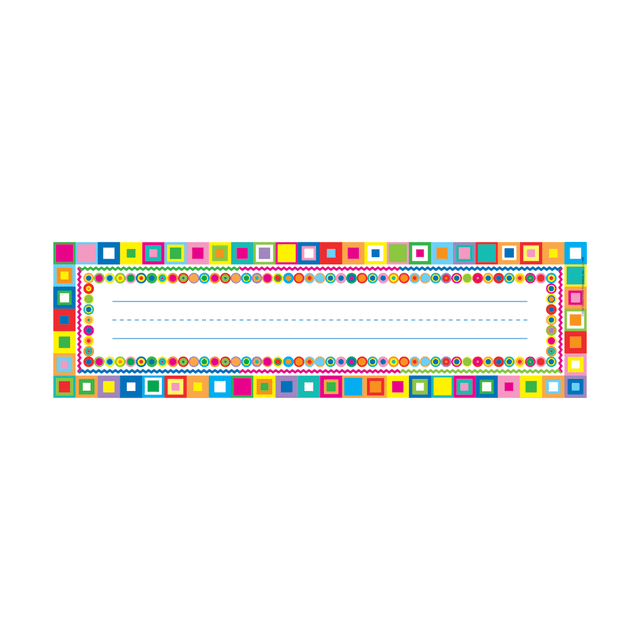 BARKER CREEK PUBLISHING, INC. LL1409 Barker Creek Single-Sided Desk Tags/Bulletin Board Signs, 12in x 3 1/2in, Retro, Pre-K To Grade 6, Pack Of 36 BARKER CREEK PUBLISHING, INC. LL1409 Barker Creek Single-Sided Desk Tags/Bulletin Board Signs, 12in x 3 1/2in, Retro, Pre-K To Grade 6, Pack Of 36