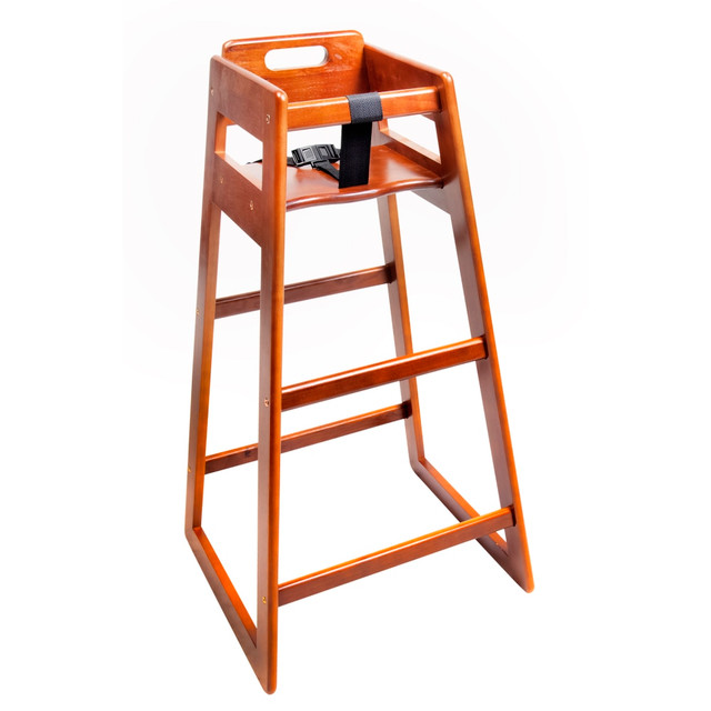 CENTRAL SPECIALTIES CO. 910DK CSL Pub-Height Highchair, Brown CENTRAL SPECIALTIES CO. 910DK CSL Pub-Height Highchair, Brown