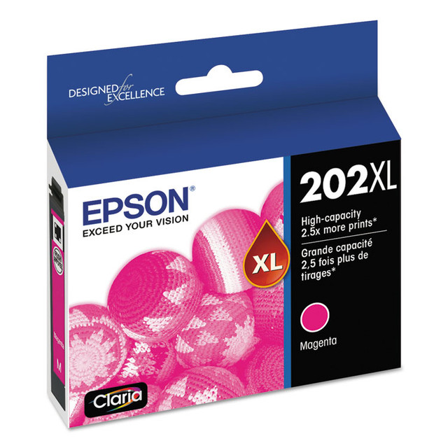 EPSON AMERICA, INC. T202XL320S T202XL320-S (202XL) Claria High-Yield Ink, 470 Page-Yield, Magenta