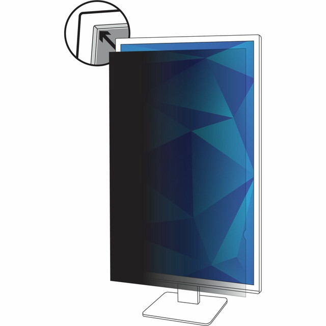 3M CO 3M PF215W9P  Privacy Filter for 21.5in Portrait Monitor, 16:9, PF215W9P - For 21.5in Widescreen LCD Monitor - 16:9 - Scratch Resistant, Fingerprint Resistant, Dust Resistant - Anti-glare
