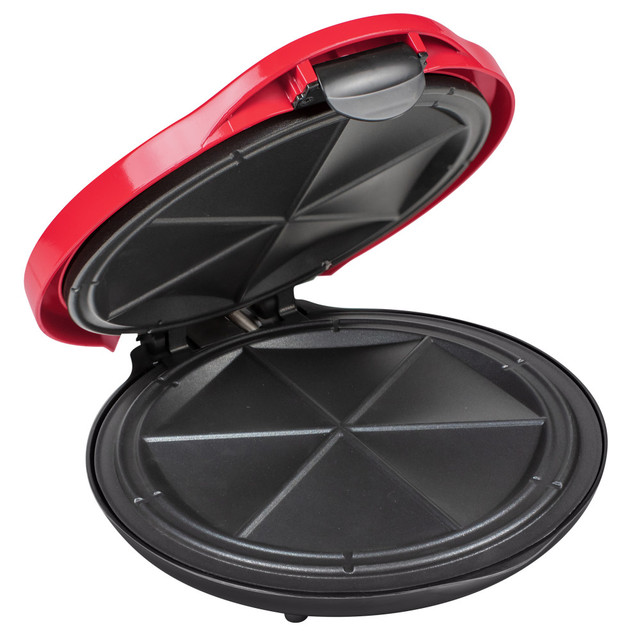 NOSTALGIA PRODUCTS GROUP LLC Taco Tuesday TCTEQM10RD  Electric Quesadilla Maker, 14-1/2inH x 5-3/16inW x 12inD