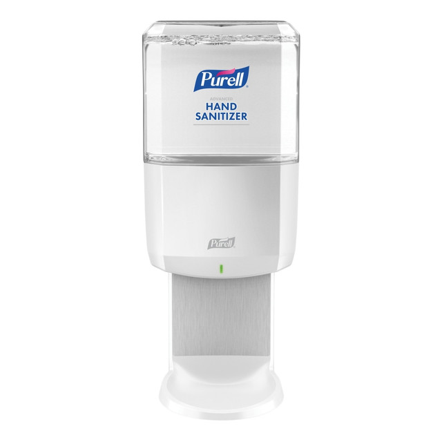 GOJO INDUSTRIES INC 6420-01 Purell ES6 Wall-Mount Touchless Hand Sanitizer Dispenser, White GOJO INDUSTRIES INC 6420-01 Purell ES6 Wall-Mount Touchless Hand Sanitizer Dispenser, White