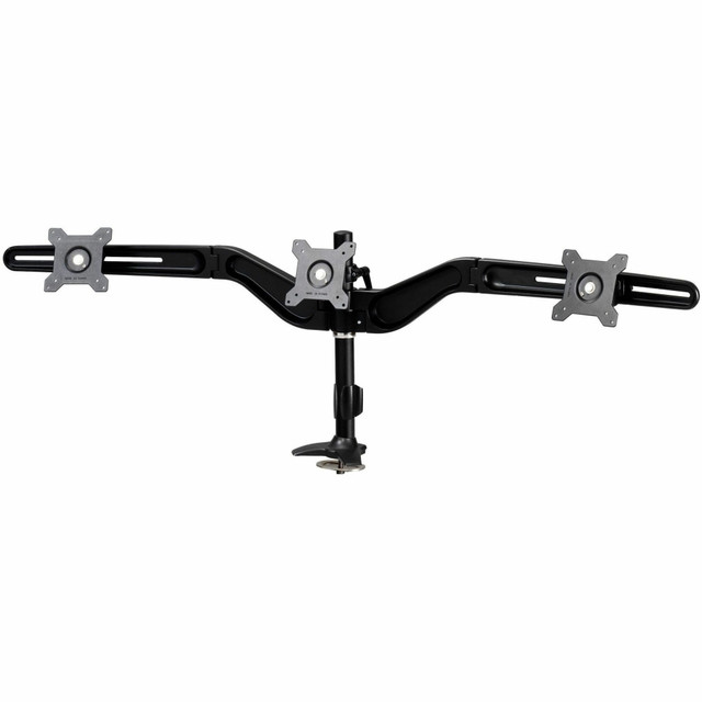 AMER NETWORKS AMR3P Amer Mounts Triple Monitor Grommet Mount Supports Flat Panel Sizes 15in to 24in AMR3P