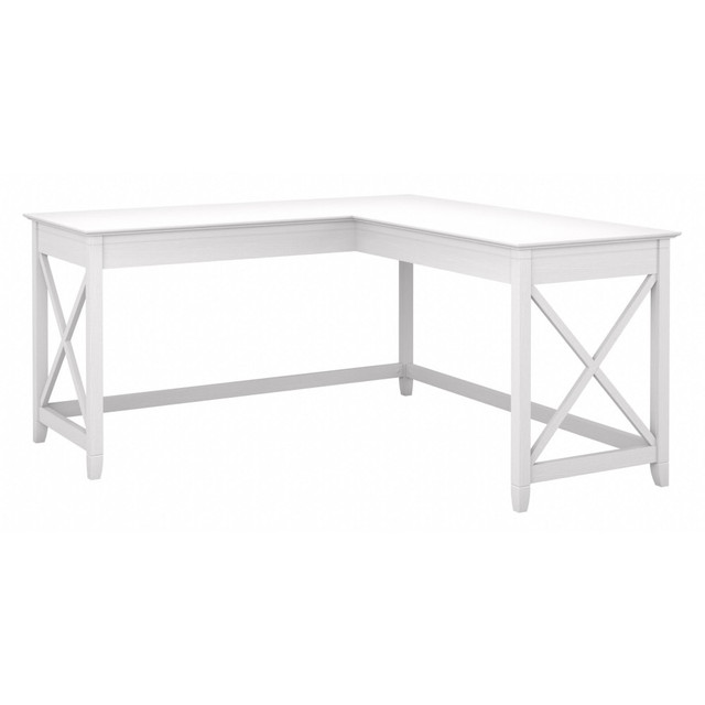 BUSH INDUSTRIES INC. KWD160WT-03 Bush Business Furniture Key West 60inW L-Shaped Corner Desk, Pure White Oak, Standard Delivery BUSH INDUSTRIES INC. KWD160WT-03 Bush Business Furniture Key West 60inW L-Shaped Corner Desk, Pure White Oak, Standard Delivery