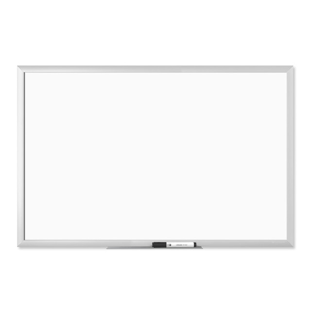 UBRANDS, LLC 291U00-01 U Brands Dry-Erase Board, 36in X 24in, Silver Aluminum Frame, Actual Size 35in X 23in (291U00-01)
