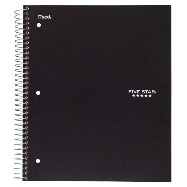 ACCO BRANDS USA, LLC 6046 Five Star Notebook, 8 1/2in x 11in, 5 Subjects, College Ruled, 200 Sheets, Assorted Colors (No Color Choice)