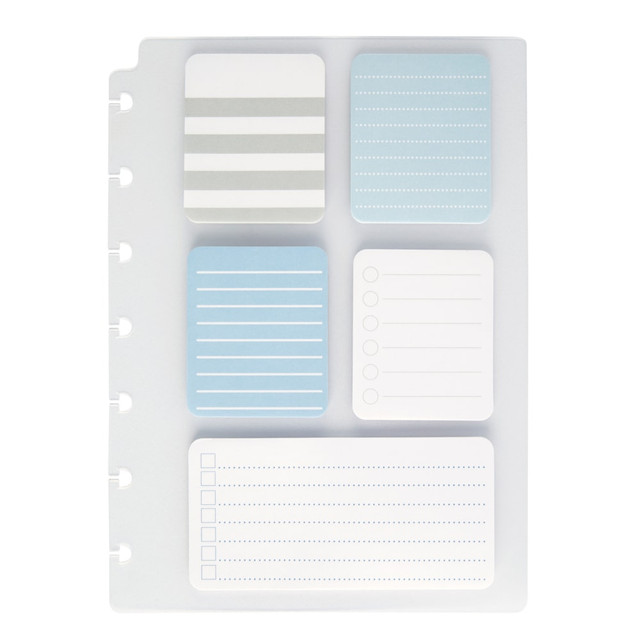 OFFICE DEPOT TULSTKYNOTE TUL Discbound Lined Sticky Note Pads, Assorted Colors, 25 Sheets Per Pad, 1 Dashboard of 5 Assorted Pads OFFICE DEPOT TULSTKYNOTE TUL Discbound Lined Sticky Note Pads, Assorted Colors, 25 Sheets Per Pad, 1 Dashboard of 5 Assorted Pads