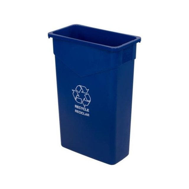 CARLISLE FOODSERVICE PRODUCTS, INC. 342023REC14 Carlisle TrimLine Recycle Can, 23 Gallons, Blue