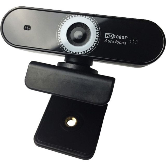 QUANTUM CREATIONS LLC L-4001 Azulle Webcam - 2 Megapixel - 30 fps - Black - USB 2.0 - 1920 x 1080 Video - CMOS Sensor - Auto/Manual - Widescreen - Microphone - Computer, Notebook