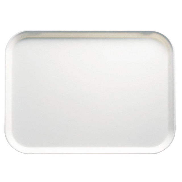 CAMBRO MFG. CO. 1520148 Cambro Camtray Rectangular Serving Trays, 15in x 20-1/4in, White, Pack Of 12 Trays