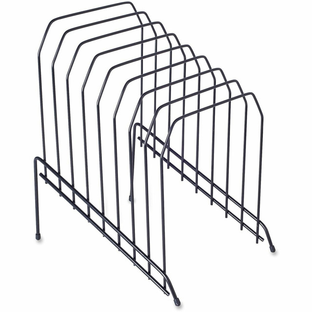 LORELL 80632  Wire Step File, 8-Dividers, Black