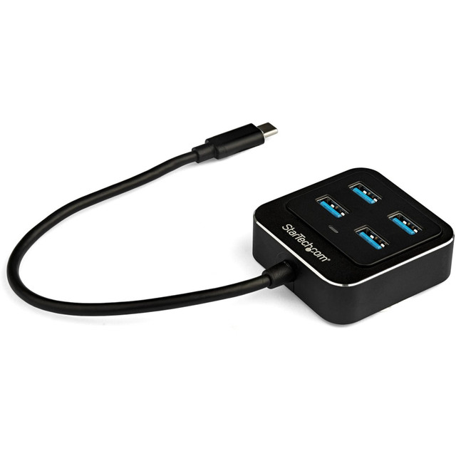 STARTECH.COM HB31C4AB  4-Port USB-C Hub - USB C to USB 3.1 Gen 2 Hub - 10Gbps - Bus Powered - USB Type C Hub 4x USB-A Ports - Turn your laptops USB-C port into four USB Type-A ports with data transfer speeds of 10Gbps - USB-C hub with 4x USB-C to USB