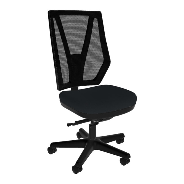 ANTHRO INTERNATIONAL, INC. DBA SITMATIC GM33SNPC/21201 Sitmatic GoodFit Mesh Synchron High-Back Chair, Black/Black