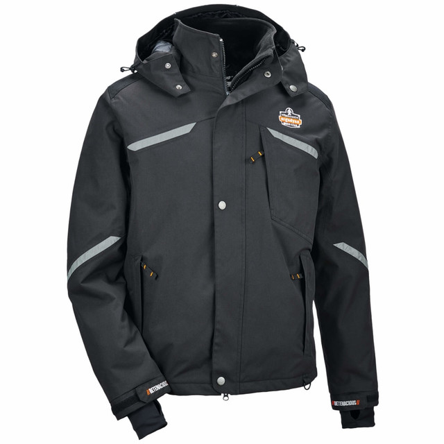 ERGODYNE CORPORATION 41116 Ergodyne N-Ferno 6466 Thermal Jacket, 2X, Black ERGODYNE CORPORATION 41116 Ergodyne N-Ferno 6466 Thermal Jacket, 2X, Black