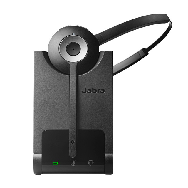 GN AUDIO USA INC. Jabra 920-65-508-105  Pro 920 Mono Headset - Mono - Wireless - DECT - 393.7 ft - Over-the-head, Behind-the-neck - Monaural - Supra-aural - Noise Cancelling, Noise Reduction Microphone
