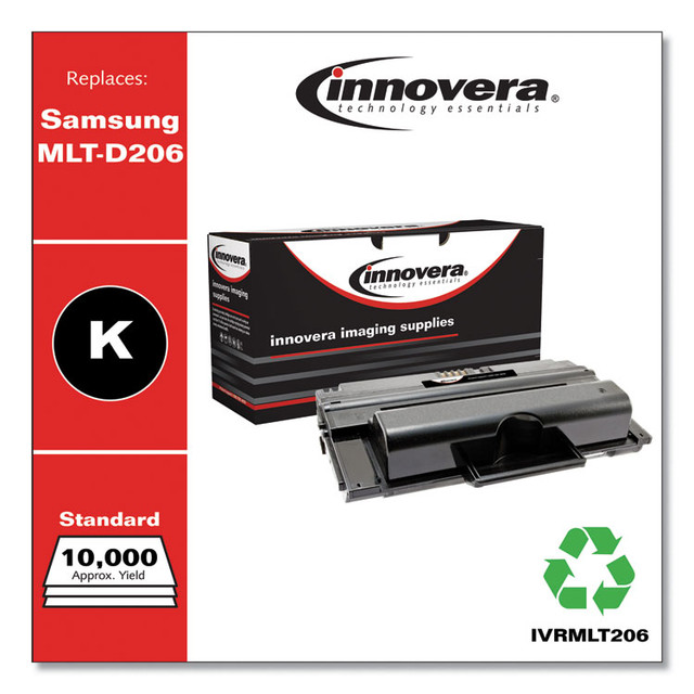 INNOVERA MLT206 Remanufactured Black Toner, Replacement for MLT-D206L, 10,000 Page-Yield
