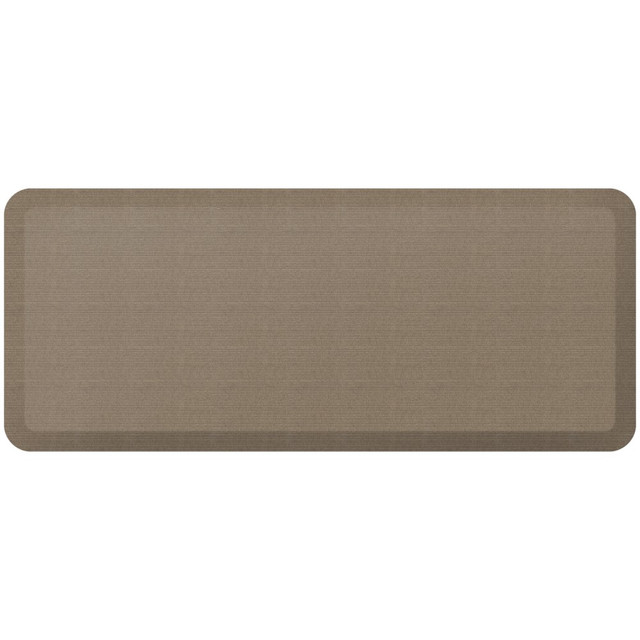 LETs GEL, INC. 106-23-2048-3 GelPro NewLife Designer Comfort Grasscloth Anti-Fatigue Floor Mat, 20in x 48in, Pecan