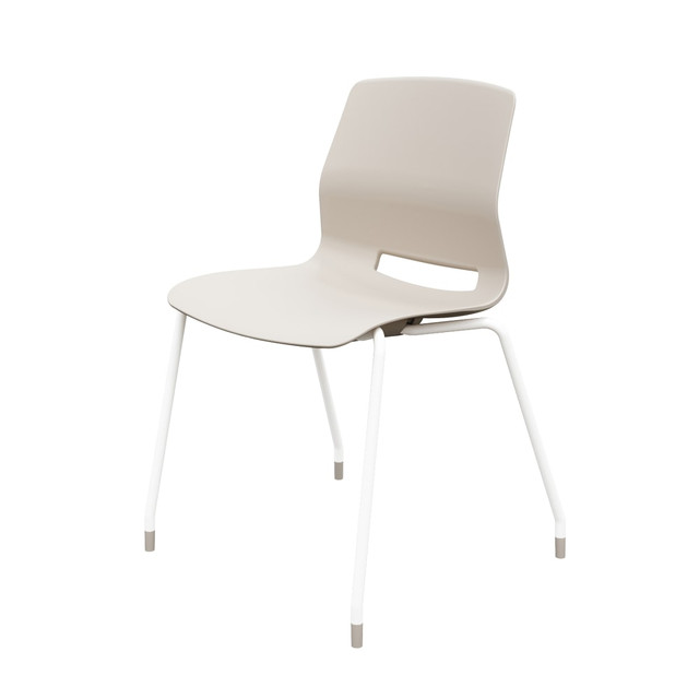 KENTUCKIANA FOAM INC 2700-WH-45 KFI Studios Imme Stack Chair, Moonbeam/White