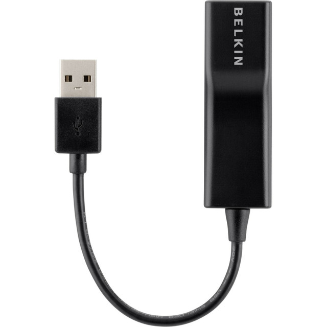 BELKIN, INC. F4U047BT Belkin USB 2.0 Ethernet Adapter - USB - 1 Port(s) - 1 x Network (RJ-45) - Twisted Pair - 10/100Base-TX - Desktop BELKIN, INC. F4U047BT Belkin USB 2.0 Ethernet Adapter - USB - 1 Port(s) - 1 x Network (RJ-45) - Twisted Pair - 10/100Base-TX - Desktop