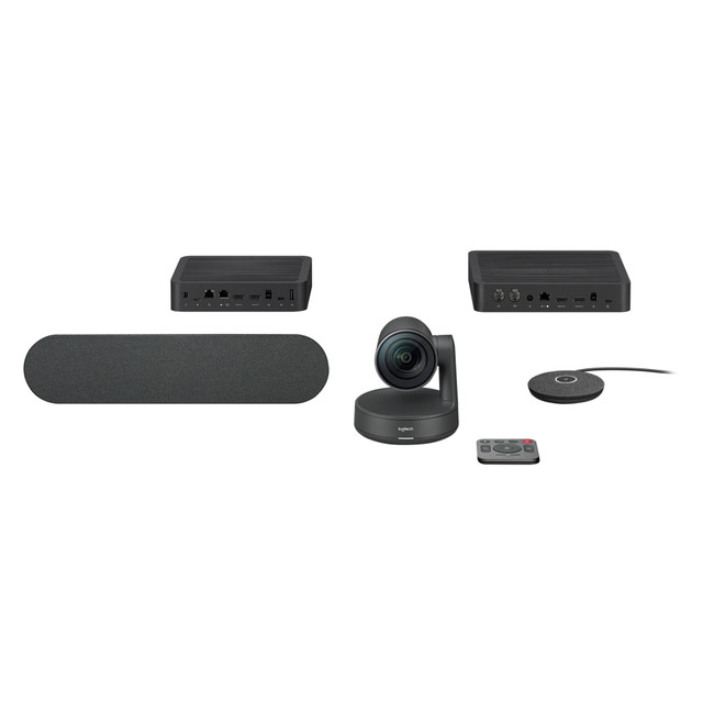 LOGITECH 960-001217  Rally Premium Ultra-HD ConferenceCam System, Black