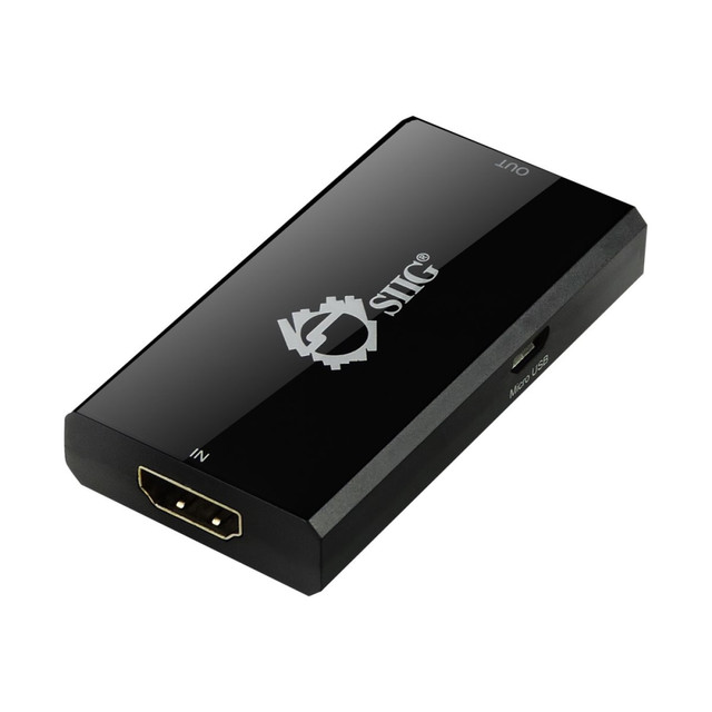 SIIG, INC. CE-H22J14-S1 SIIG HDMI 2.0 Repeater - Repeater - HDMI - 19 pin HDMI Type A / 19 pin HDMI Type A - up to 98 ft SIIG, INC. CE-H22J14-S1 SIIG HDMI 2.0 Repeater - Repeater - HDMI - 19 pin HDMI Type A / 19 pin HDMI Type A - up to 98 ft