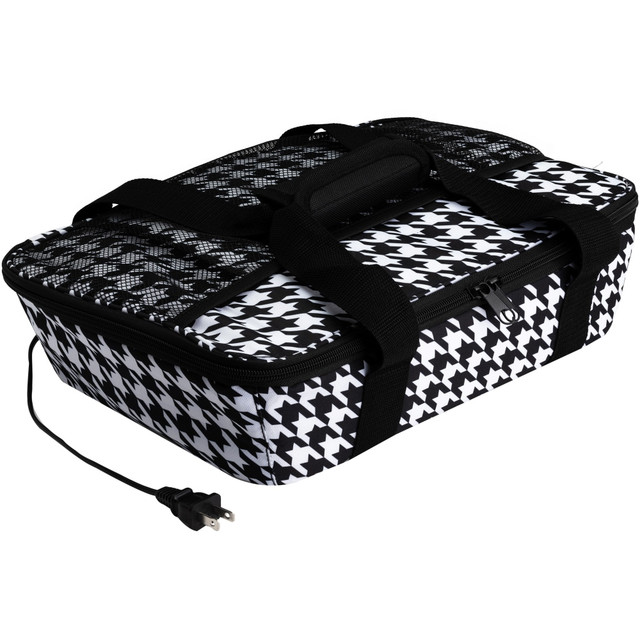 HAVEN INNOVATION, INC. 16801048-HND HOTLOGIC Portable Casserole Max Oven, Houndstooth HAVEN INNOVATION, INC. 16801048-HND HOTLOGIC Portable Casserole Max Oven, Houndstooth