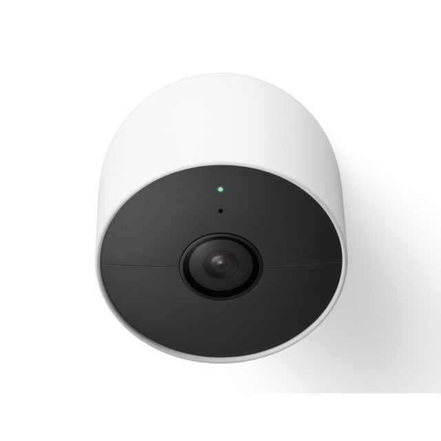 GOOGLE LLC Google GA01317-US  Nest 2 Megapixel Indoor/Outdoor HD Network Camera - Color - 20 ft Infrared Night Vision - H.264 - 1920 x 1080 - Wall Mount - Google Home Supported - IP54 - Weather Resistant, Dust Proof, Water Proof