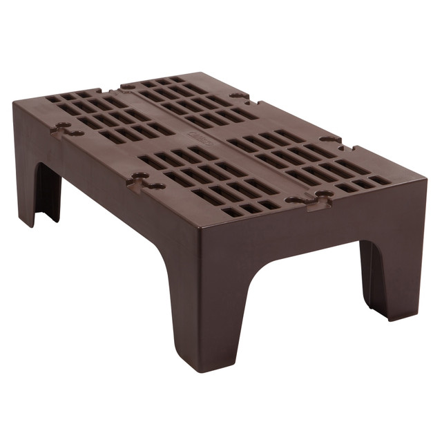 CAMBRO MFG. CO. DRS360131 Cambro Vented Dunnage Rack, 12inH x 21inW x 36inD, Dark Brown
