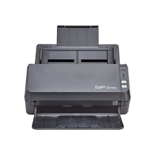 The SP-1130Ne is the perfect home office and small business solution that provides all of the functions required to digitize, save, and share any paper-based document through simplified operability, reliable feeding, and clean image production. The SP-1130Ne is compact in size, making it the perfect scanner to use on a desk or reception area where space is limited.