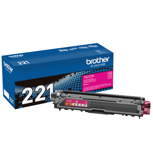 BROTHER INTL CORP TN221M Brother TN-221 Magenta Toner Cartridge, TN-221M