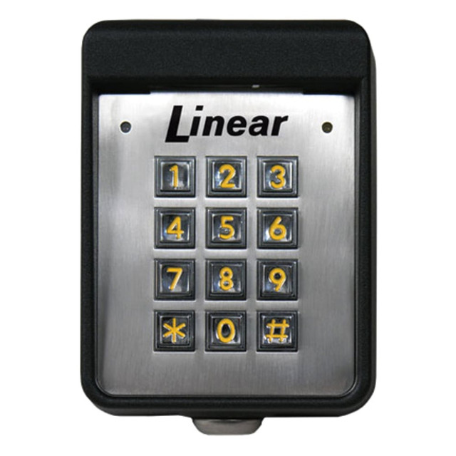 LINEAR ACP00748  AK-11 Exterior Digital Keypad - Key Code - 480 User(s) - 24 V DC