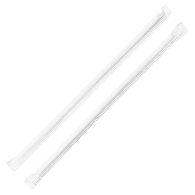 GENUINE JOE 58925 Jumbo Straight Straws, Box Of 500 GENUINE JOE 58925 Jumbo Straight Straws, Box Of 500