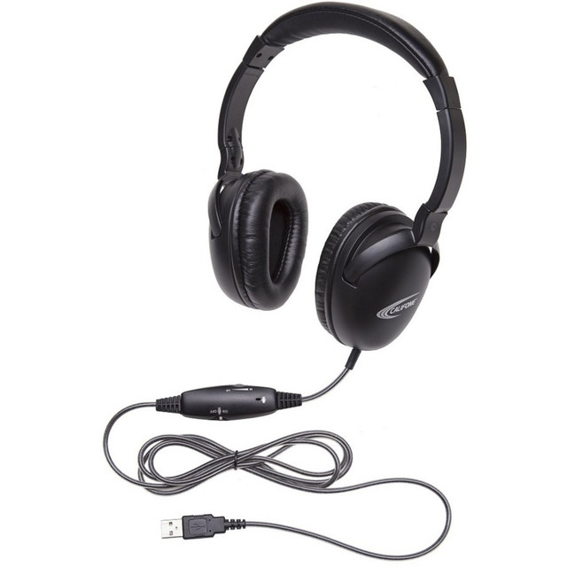 CALIFONE INTERNATIONAL, INC. 1017IMUSB Califone 1017IMUSB NeoTech USB Headset with Califuff Braided Cord And Volume Control - Stereo - USB - Wired - 32 Ohm - 20 Hz - 20 kHz - Over-the-head - Binaural - Circumaural - 6 ft Cable - Black CALIFONE INTERNATIONAL, INC. 1017IMUSB Califone 1017IMUSB NeoTech USB Headset with Califuff Braided Cord And Volume Control - Stereo - USB - Wired - 32 Ohm - 20 Hz - 20 kHz - Over-the-head - Binaural - Circumaural - 6 ft Cable - Black