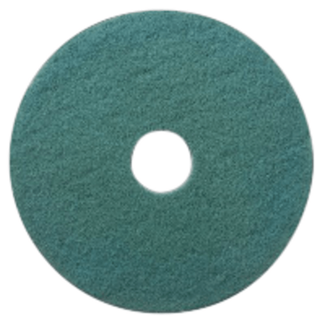 3M CO Niagara 3100N  3100N Burnishing Pads, 19in, Aqua, Case Of 5