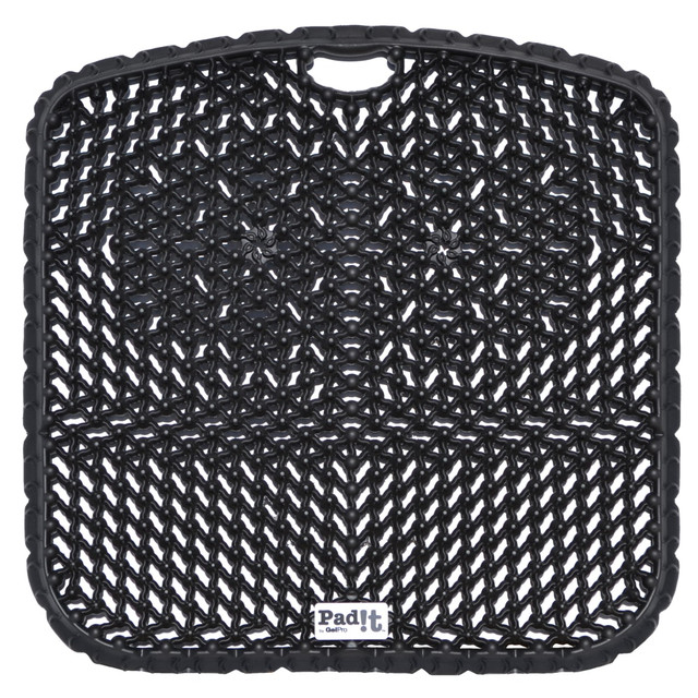 LETs GEL, INC. SP-TC02S-ER170-DM35-GNRL-C01 GelPro Pad-It EVA Foam 3-D Seat Cushion, 17-1/2in x 1in, Black LETs GEL, INC. SP-TC02S-ER170-DM35-GNRL-C01 GelPro Pad-It EVA Foam 3-D Seat Cushion, 17-1/2in x 1in, Black