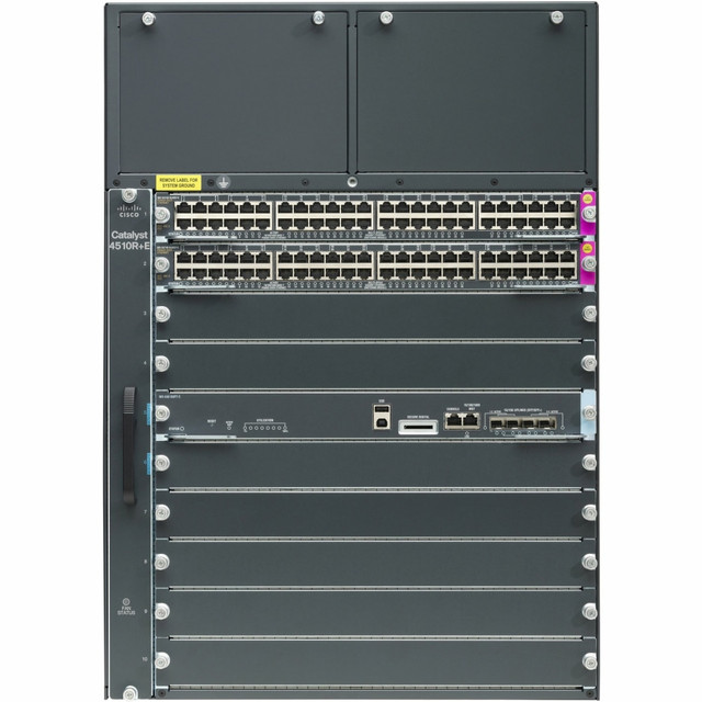 CISCO WS-C4507R+E  Catalyst WS-C4507R+E Chassis - Manageable - 2 Layer Supported - 11U High - Rack-mountable