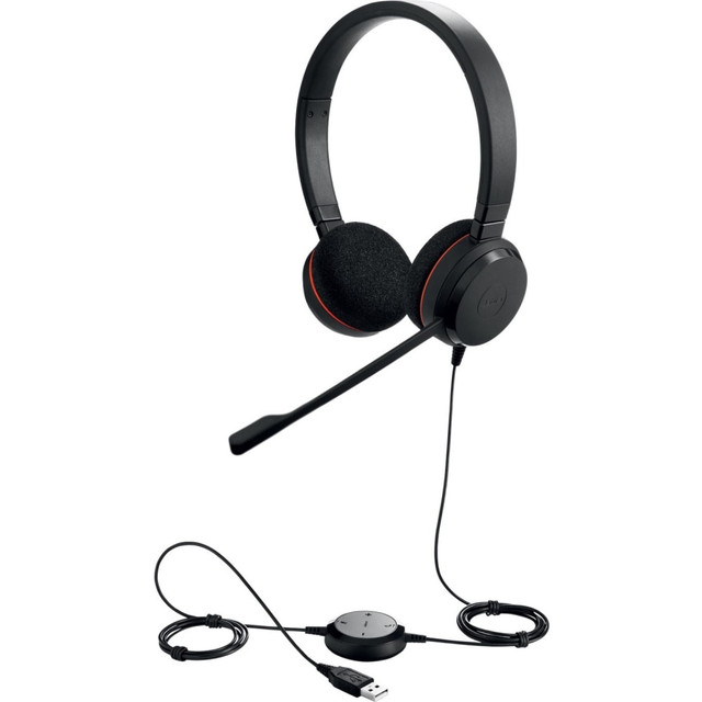 GN AUDIO USA INC. Jabra 4999-829-209  Evolve 20 US Stereo Wired Over-The-Head Headphones