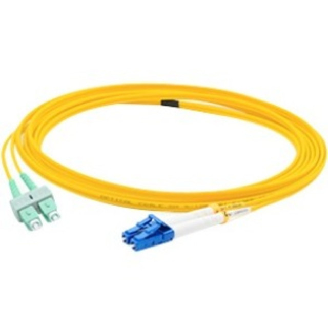 ADD-ON COMPUTER PERIPHERALS, INC. ADD-ALC-ASC-3M9SMF AddOn - Patch cable - LC/APC single-mode (M) to SC/APC single-mode (M) - 3 m - fiber optic - duplex - 9 / 125 micron - OS2 - riser - yellow ADD-ON COMPUTER PERIPHERALS, INC. ADD-ALC-ASC-3M9SMF AddOn - Patch cable - LC/APC single-mode (M) to SC/APC single-mode (M) - 3 m - fiber optic - duplex - 9 / 125 micron - OS2 - riser - yellow