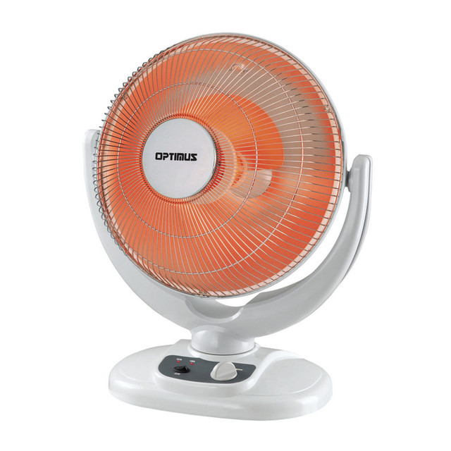 TODDYs PASTRY SHOP 99578876M Optimus 1200-Watt Radiant Parabolic Dish Electric Space Heater, 20in x 17in TODDYs PASTRY SHOP 99578876M Optimus 1200-Watt Radiant Parabolic Dish Electric Space Heater, 20in x 17in