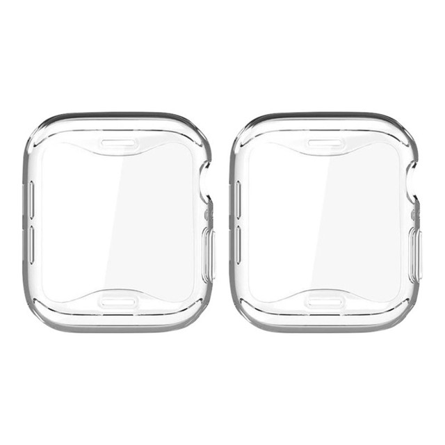 I BLASON LLC Supcase AW4-40-TPU-CLEAR  - Bumper for smart watch - thermoplastic polyurethane (TPU) - clear (pack of 2) - for Apple Watch (40 mm)