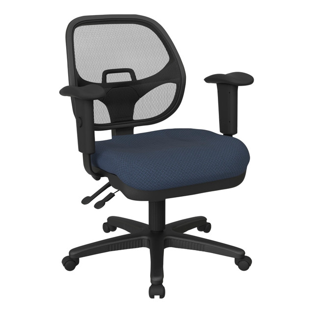 OFFICE STAR PRODUCTS Office Star 29024-104  Ergonomic Mesh Task Chair With ProGrid Back, Ink Blue