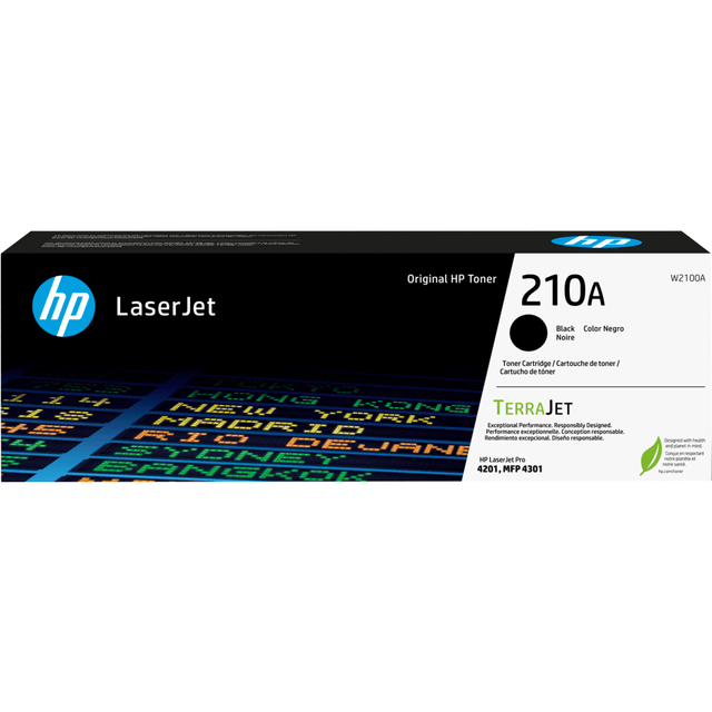 HP INC. HP W2100A  210A Black Toner Cartridge, W2100A