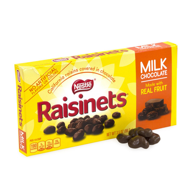 NESTLE WATERS NORTH AMERICA 76844 Nestle Raisinets, 3.5 Oz, Pack Of 15 Boxes